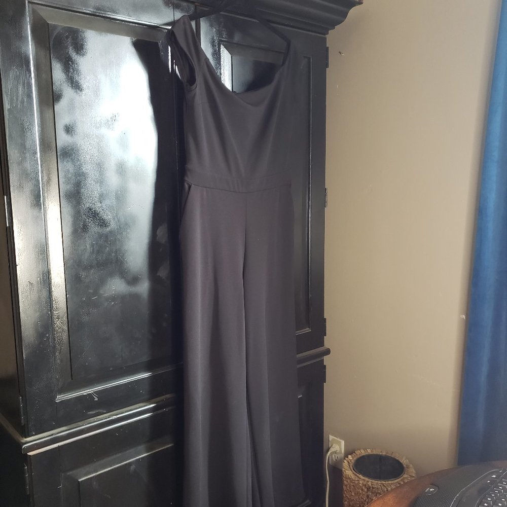 EXPRESS BLACK JUMPSUIT (off shoulder)
